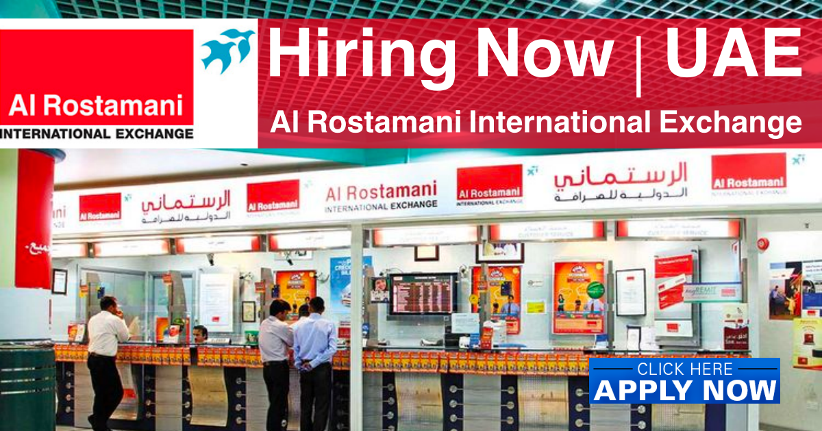 Al Rostamani Exchange Careers
