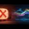 A cinematic tech-themed illustration showing a broken streaming TV screen transitioning into working replacement streaming icons and signal waves, with no text.